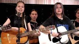 Песня под гитару - "АЛЫЕ ПАРУСА Ассоль + Грей" 🎸♫