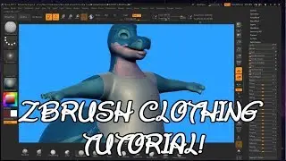 How i make clothing in zbrush to blender
