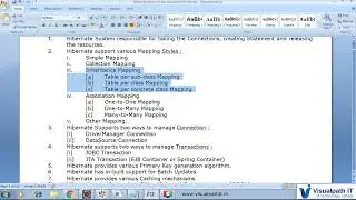 Hibernate core with collection mapping