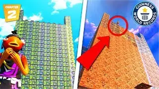 we built the BIGGEST base EVER in Fortnite... (World Record)