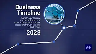 Template Business Timeline After Effects