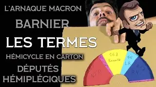 Hémicycle en CARTON, l'Arnaque MACRON - LES TERMES