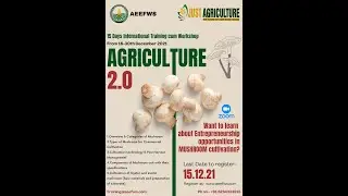 15 Days International Training cum Workshop Program on AGRICULTURE 2.0