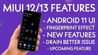 MIUI 12 UPCOMING UPDATES | MIUI 13 DATE | BATTERY DRAIN FIX | ALWAYS ON DISPLAY EFFECT | NEW UI 😙