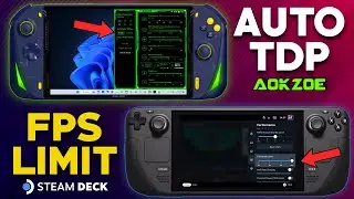 Steam Deck vs AOKZOE | Settings Overlay UPDATE