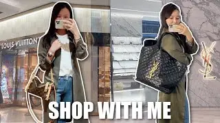 LUXURY SHOP WITH ME AT LV, DIOR, YSL! *Value-for-money Dior Bag options and more*