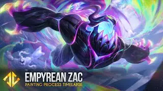Empyrean Zac - League of Legends Splash Art Painting Process