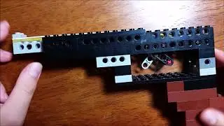 Working Lego Rubber Band Pistol (P38 Walther) EASY