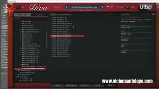U He Diva Presets - Wanderer - Vicious Antelope presets walkthrough