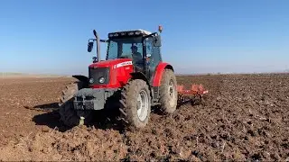 15 li matrix yaylı kültüvatör pamuk yeri sürüm Massey ferguson 5455
