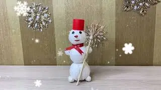 АҚҚАЛА ☃️ СНЕГОВИК ☃️ Қолөнер❄️Поделка ☃️DIY Снеговик из бумаги своими руками.