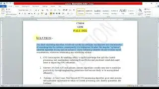 CS604 GDB Solution Fall 2022 | CS604 GDB Solution 2022