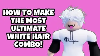 HOW TO MAKE THE MOST ULTIMATE WHITE HAIR COMBOS! (ROBLOX) | Roblox White Hair Combos
