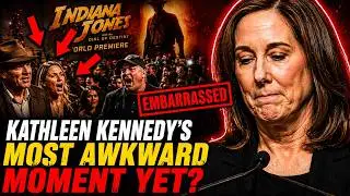 Kathleen Kennedy EMBARRASSED On Stage at Indiana Jones 5 Premiere LIVE REACTION