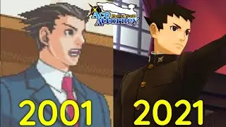 Evolution of Ace Attorney Games 2001-2021.