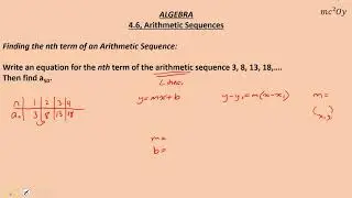 A 4.6, Arithmetic Sequences (E)