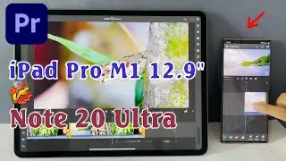 iPad Pro M1 (12.9") Premiere Render VS Samsung Note 20 Ultra