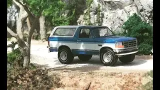 The New Auto World Toyota Supra, Greenlight Ford Bronco, and Yet Another Diecast Diorama