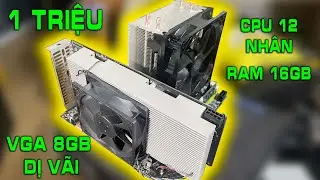 Tham rẻ mua 1tr Combo Pc Vga 8GB độc lạ cpu 12 nhân ram 16gb