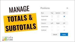 Customize Subtotals and Totals in your Power BI matrix/tables