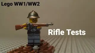Lego WW1 - Rifle Tests | Stop Motion