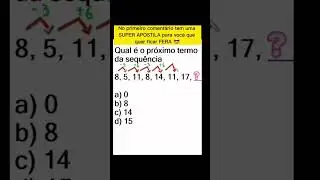 DESAFIO DE RACIOCÍNIO LÓGICO #shortssprintbrasil