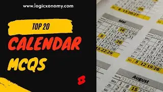 Top 20 Calendar MCQs (Part-2)| Calendar reasoning tricks #logicxonomy_shorts #shorts