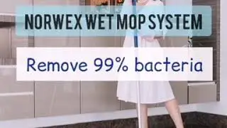 Mop floor with no bucket and wity only water! Norwex Wet Mop System