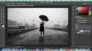 How to create a RAIN effect with photoshop