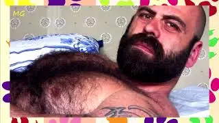 very hairy Big handsome Bear men