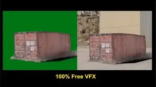 Green Screen Container Crash VFX