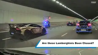 Are These Lamborghinis Being Chased?