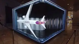 RSH TECH | LED 3D  Anamorphic Display @ Mumbai Airport T2 #internationalairport #anamorphic #vistara