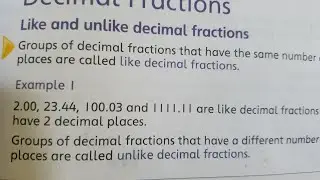 OXFORD MATHS WISE BOOK 5 | UNIT#5 | DECIMAL FRACTIONS AND PERCENTAGES |