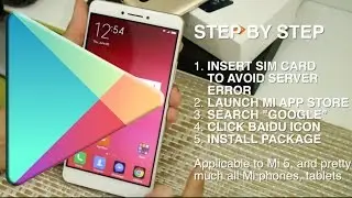 How to Install Google Play Store App on Mi Max, Mi 5