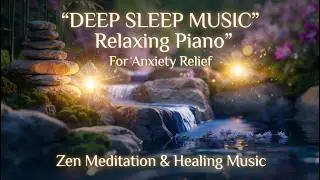 Deep Sleep Music | Relaxing Piano For Anxiety Relief ~ Zen Meditation And Healing Music Now