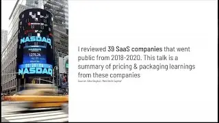 Pricing & Packaging - What the best SaaS companies get right about them?