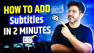 How to Add Subtitles in YouTube Video FOR FREE (in Hindi)