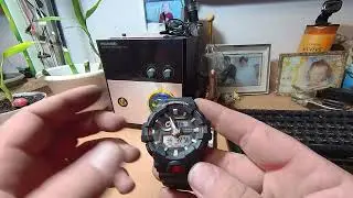 Как выставить время часы Casio GA 700