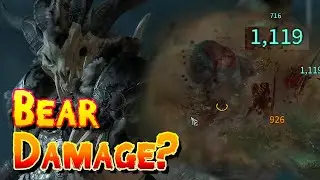 Absolutely Pancake demons with this Werebear build in D4!