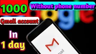 🔴Live proof (2021) Create a Gmail without phone number//bina number ke Gmail account kayse banaye