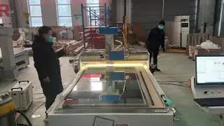 Supper long video to record the processing time of one 1*2m mirror. The machine bed size is 1.3*2.5m