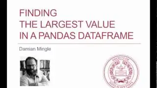 Pandas Python Tutorial: Highest Value in a Panda Dataframe Column