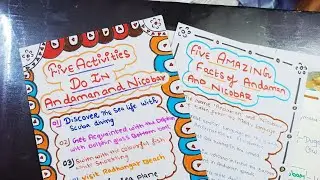 Project on andaman and nicobar islands🏝 #class10