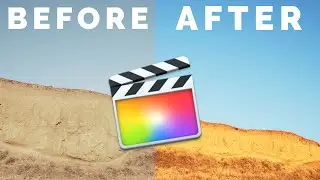 How To COLOR GRADE In FINAL CUT PRO X