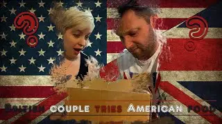 BRITISH COUPLE TRIES AMERICAN FOOD... HILARIOUS!!!!!!!