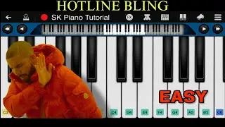 Hotline Bling – Billie Eilish | Easy Piano Tutorial