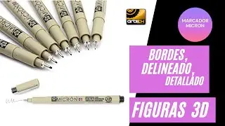 LÁPIZ PIGMA MICRÓN 👉👉GRAN AYUDA PARA DETALLAR FIGURAS👈👈