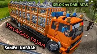TRUCK FUSO FN MUAT MOTOR! NEKAT LEWAT DI KELOK 44 ? PENUH TANTANGAN | Apilong S Gaming