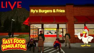 LIVE: Fast Food Simulator Co-Op: 🐔Still Coming Soon: Chicken Nuggies!!🐔